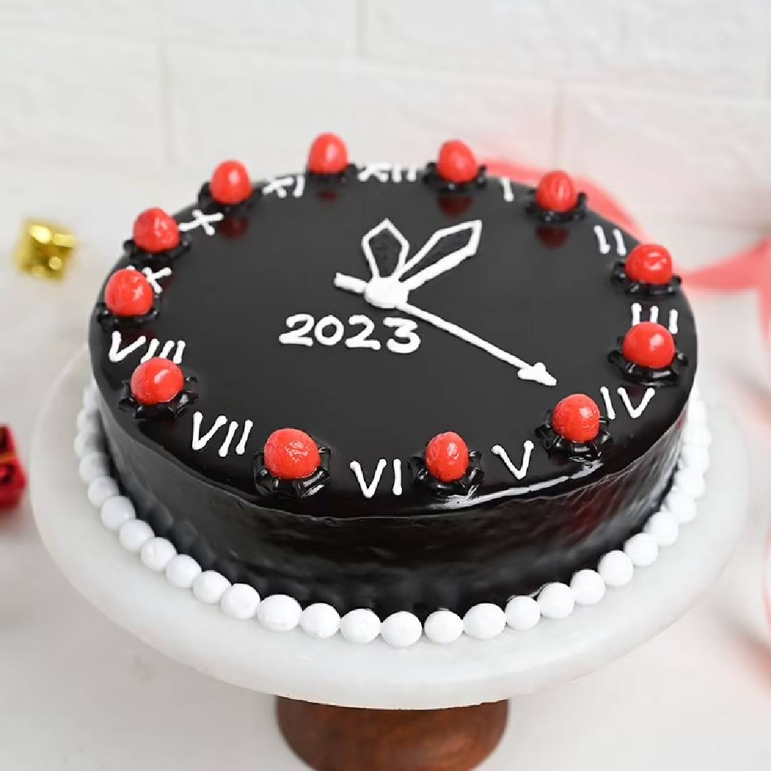 New Year Choco Cake - Asansol Cake Delivery Shop-thanhphatduhoc.com.vn